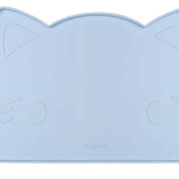 Coomazy Cat Food Mat - Thicker Dog Feeding Mat with Raised Edge - Picture 8 of 8